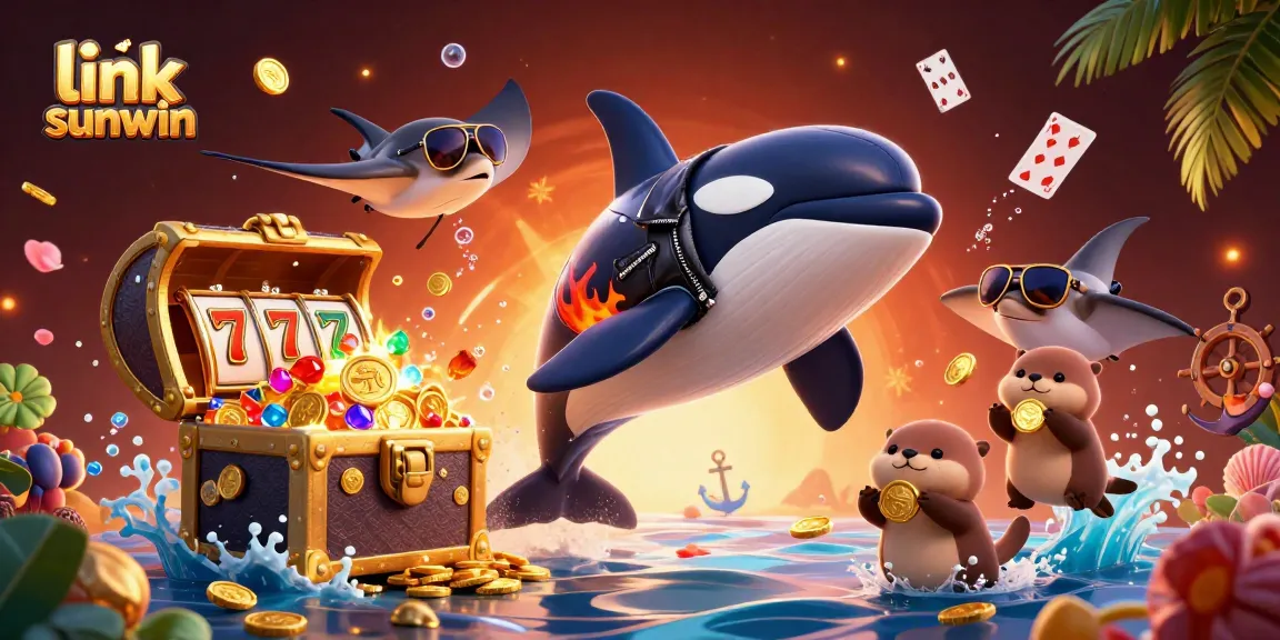 Experience high-stakes fun with link sunwin in this animated casino adventure featuring playful characters.